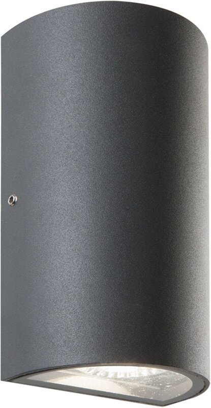 Applique doppio led 12 w 700 lumen grigio