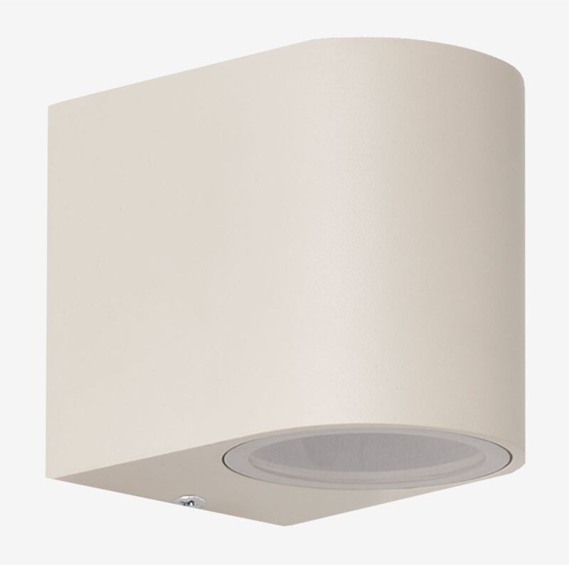 Pevot Aluminium-Wandleuchte Beige Tapioca - Sklum