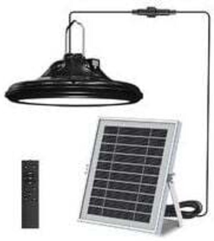 1200 lm Solarleuchte für den Außenbereich, 3 einstellbare Modi, IP65 wasserdichte Beleuchtung für Garten, Camping und Ba...