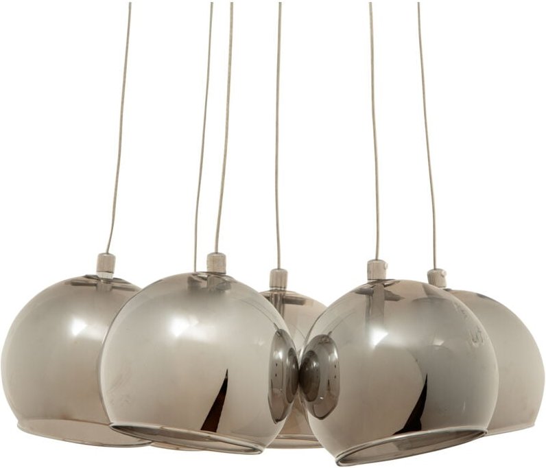 Hängelampe Lumineca Nigewic 45x150 cm Silber