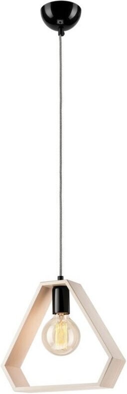 Lamkur Drahtgestell-Pendel-Deckenleuchte Weiß, 1x E27