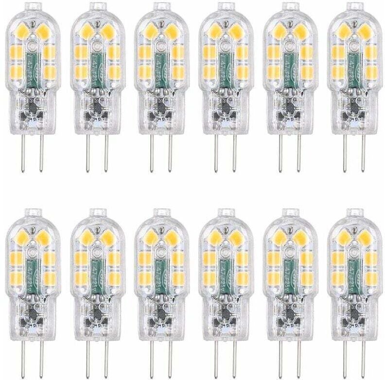 G4 12V 3W LED-Lampe, entspricht einer 30W bruchsicheren Glühbirne, 360° Abstrahlwinkel, 160 lm, nicht dimmbar, flimmerfr...