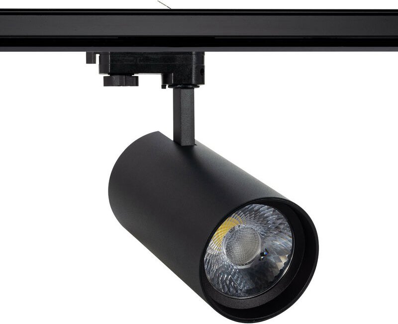 LED-Strahler New D'Angelo Schwarz 40W (cri 90) cct lifud 15-36º für 3-Phasenstromschienen 24º94 mm - 24º94 mm