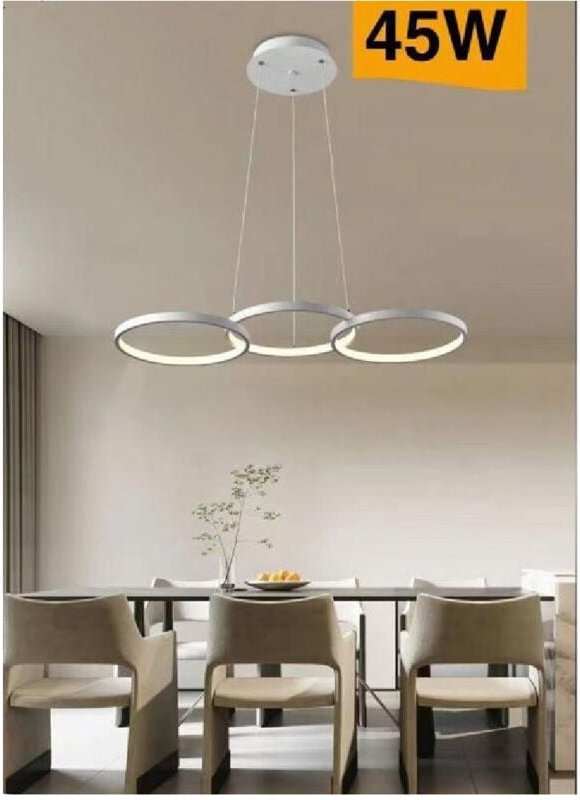 Trade Shop - moderner led-pendelleuchter 3 kreise 45WATT licht 3000K 4000K 6500K B63B -