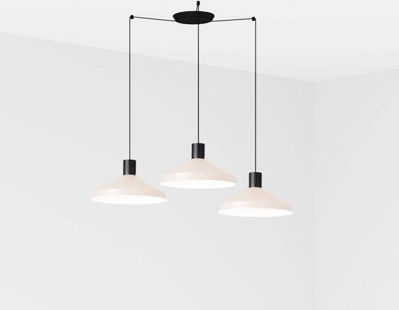 Faro Barcelona - kombo Hängelampe beige Ø400 3L 68596-3L