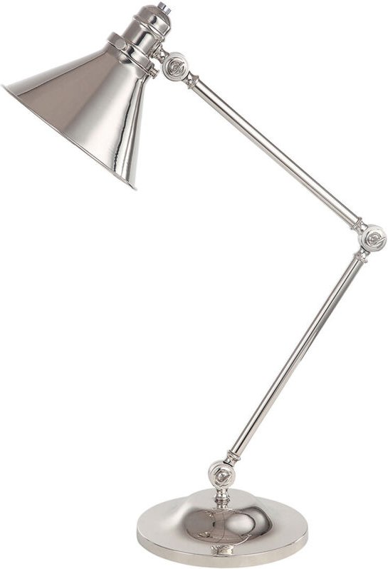 Provence - 1 Leuchttischlampe aus poliertem Nickel, E27 - Elstead