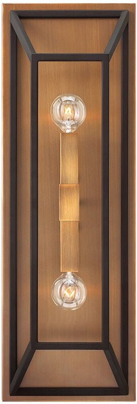 Fulton - 2 Licht Innenwandleuchte Bronze, E14 - Elstead