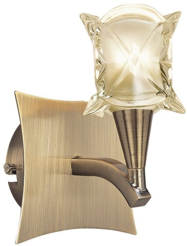 Inspired Mantra - Rosa - WandleuchteSchalten 1 Licht G9, Antik Messing