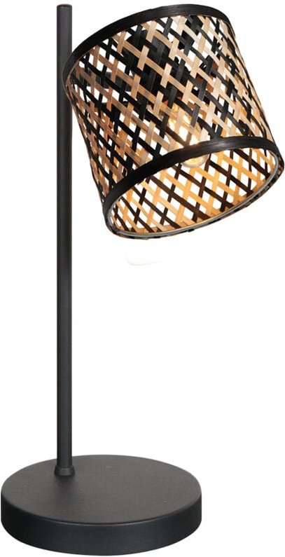 Mexlite - tischlampe - Bambus - natürlich schwarz - bambus metall
