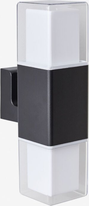 Sklum - LED-Außenwandleuchte aus Aluminium mit 2 Lichtpunkten Torevi Schwarz