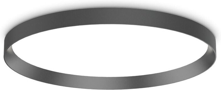 Ideal Lux - fly 60 cm integrierte LED-Halbeinbauleuchte Schwarz, 3000 k, IP40