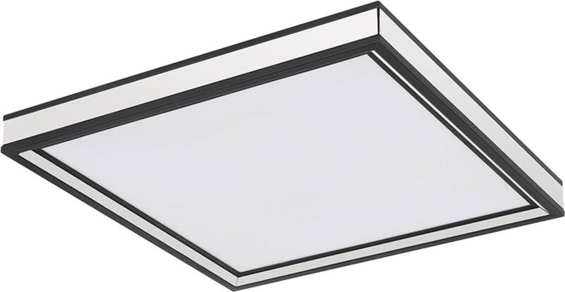 Globo Lighting - Deckenleuchte led Panel 30x30 cm Wohnzimmerleuchte Flurlampe Bürolampe Schwarz
