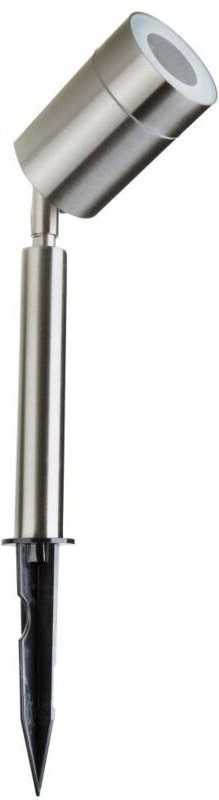 V-tac - Edelstahl-Erdspieß mit GU10-Lampenfassung (max. 35 w), verstellbar, IP44