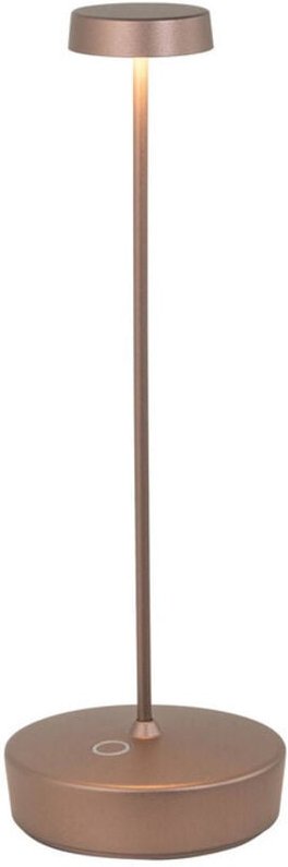 Zafferano Swap LED-Tischleuchte, matte Bronze, wiederaufladbar und dimmbar, 2200-2700-3000K - 9h maximale Leistung