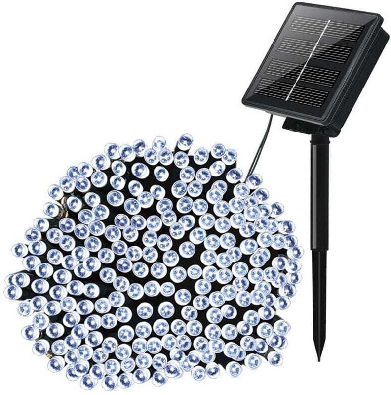 Solar-Lichterkette für den Außenbereich, 22 m, 200 LEDs, Solar-Weihnachtslichter, wasserdicht, 8 dekorative Modi für Gar...