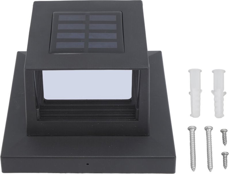 ABS-Pfostenkappenleuchte für den Außenbereich, geeignet für Garten und Haushalt, für Pfostenbeleuchtung, für LED-Gartenp...