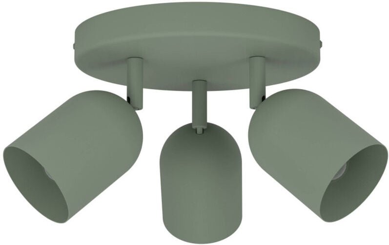 Eglo Leuchten 3er Spot Rondell Tilston Ø 25 x 21 cm grün