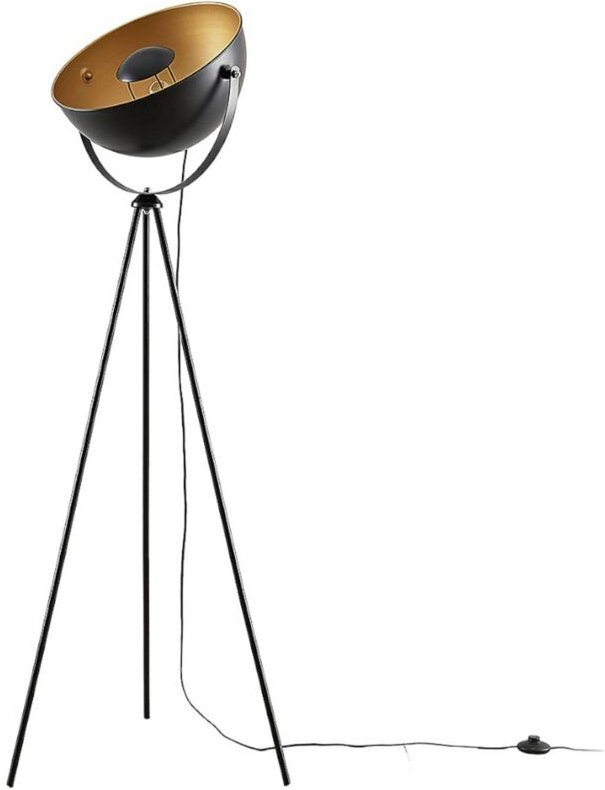 Stehlampe "Meline" aus Metall für Wohnzimmer & Esszimmer von Lindby