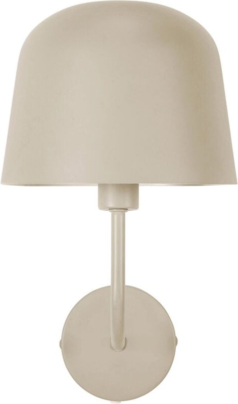 Innenwandleuchte Fres in Beige für E14-Glühbirne
