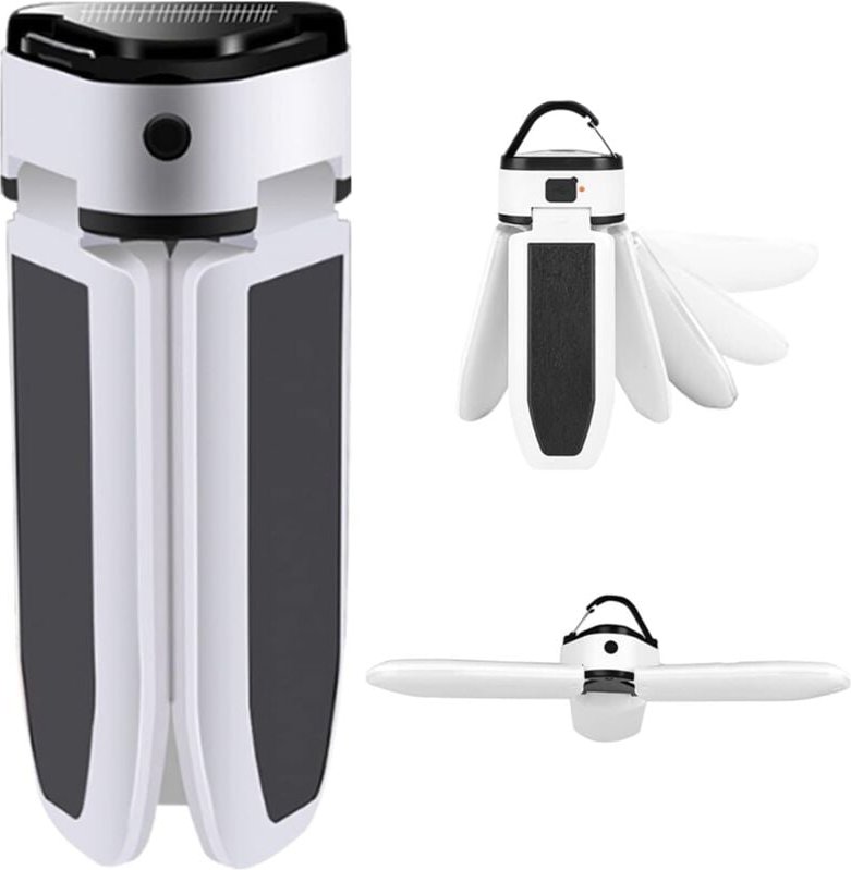 Tragbare Campinglaterne, USB wiederaufladbare LED-Solarleuchte, leistungsstarke Außenbeleuchtung, Notfalllampe, tragbare...