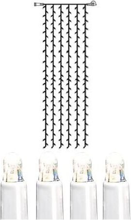 Star Trading - System led 'led Eisregen-Lichterkette 1x4m' 204 LED´s, kaltweiß, IP44