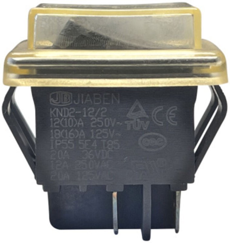 JIABEN KND2-12/2 Wippschalter 250V 20A 4Pin Schalter