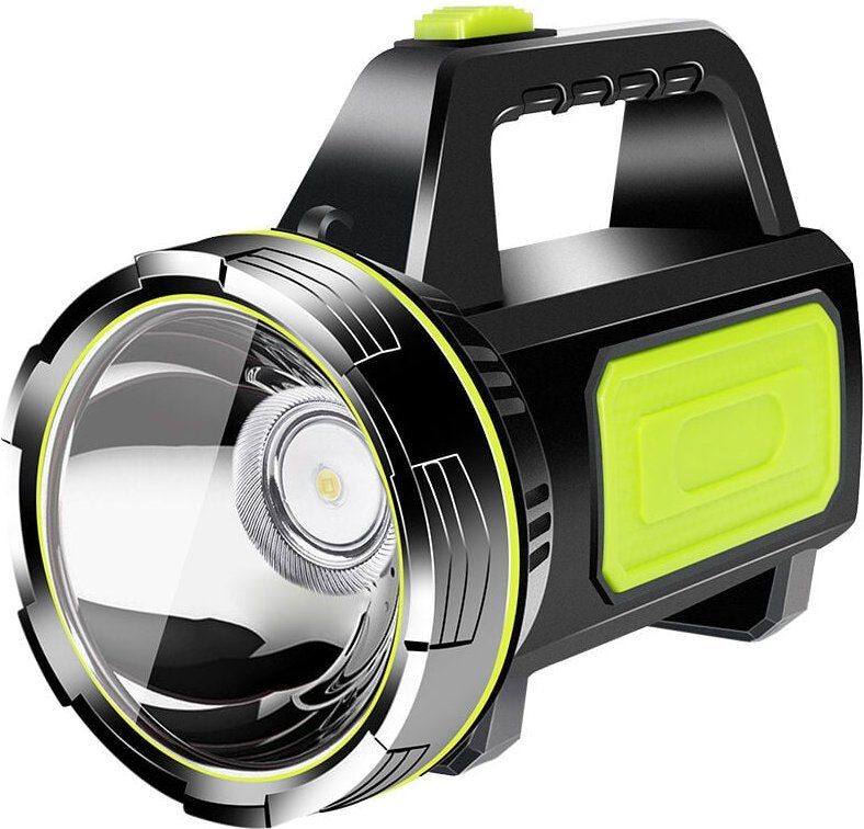 Thumbnail - Ultrastarke wiederaufladbare LED-Taschenlampe – 13500 Lumen, wasserdicht, mit Seitenlicht für Camping und Notfälle - Ahl...