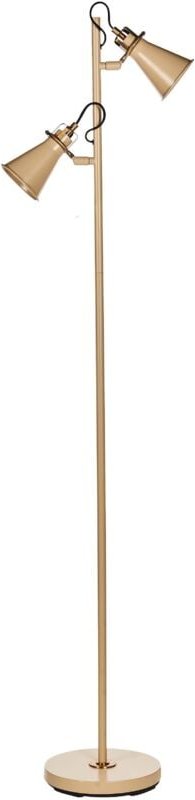 Stehlampe MOYOLA verstellbar Metall Beige