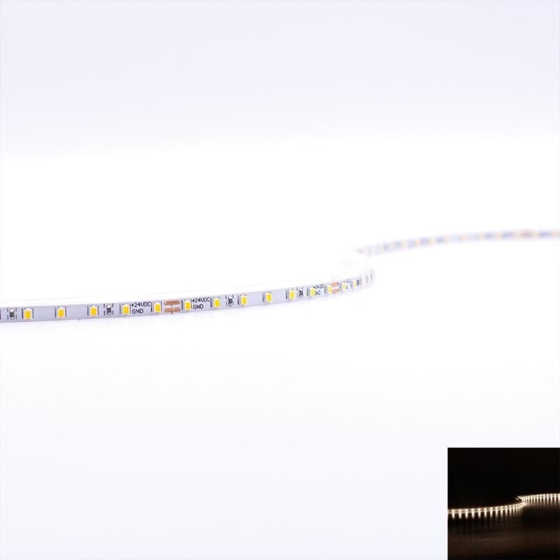 Strip 24V CRI90 LED Streifen 5M 4W/m 140LED/m 3,5mm - Lichtfarbe: Neutralweiß 4000K - Schutzart: IP20
