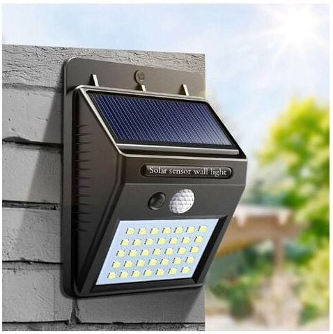 Aiperq - Solar-LED-Lampe mit 120°-Bewegungssensor