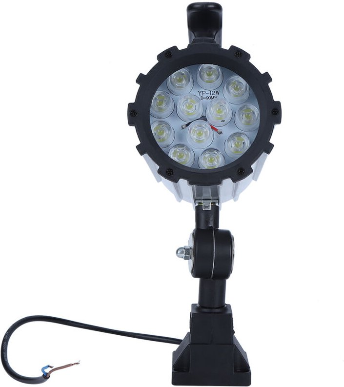 12W 24V wasserdichte CNC-Maschine 12LED Arbeitslichtlampen Kurzarmbeleuchtung für Industriewerkzeuge