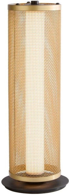 Searchlight Thread LED-Tischlampe, Goldgeflecht und Mattschwarz