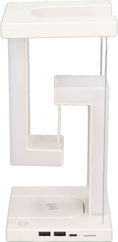 lyrlody Magnetschwebelicht, Magnetschwebe-Nachtlicht, Magnetschwebelampe, 3-Gang-Touch-Schalter, LED-Schreibtischlampe m...