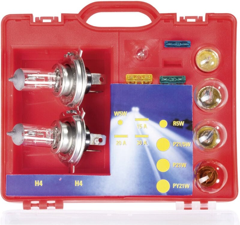 Thumbnail - H4 Ersatzlampen-Koffer 60/55W Beleuchtung - Unitec