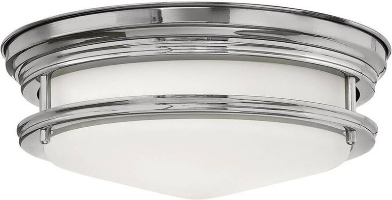 Elstead - Deckenleuchte Badezimmerleuchte Deckenlampe Chrome Opal Glas IP44 2-Flammig