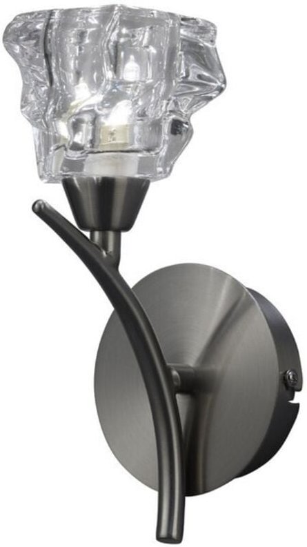 Inspired Mantra - Iku - Wandleuchte geschaltet 1 Licht G9, Satin Nickel