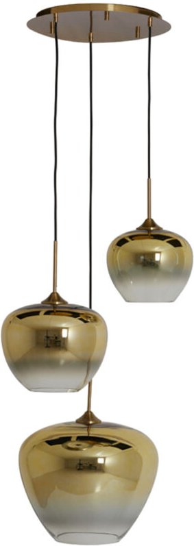 Hängeleuchte - Mayson - gold - glas - - Light&living