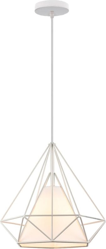 Pendelleuchte Vintage, Hängelampe im Retro Look, Diamant Form Kronleuchter mit Käfig für Wohnzimmer Schlafzimmer Esszimm...