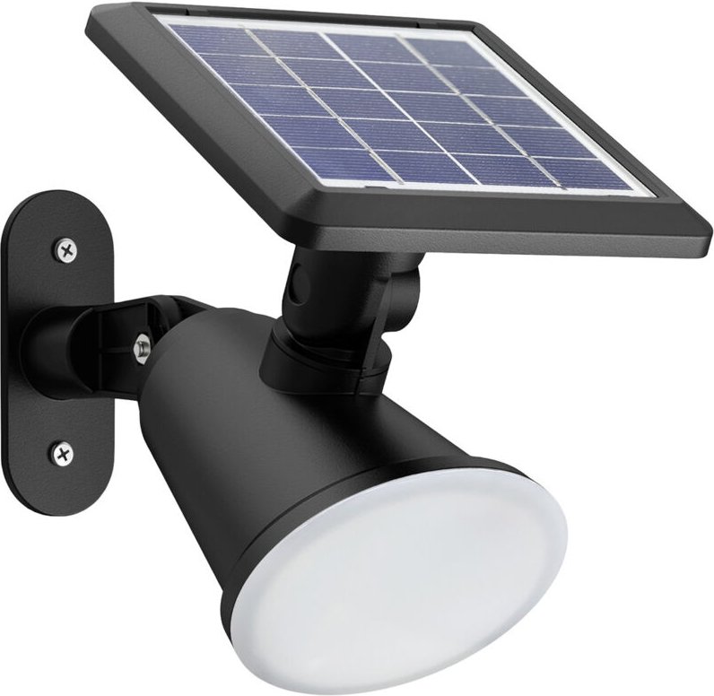 Philips Lighting Jivix 8720169265523 Solar-Außenwandleuchte 1.4 W Warmweiß Schwarz