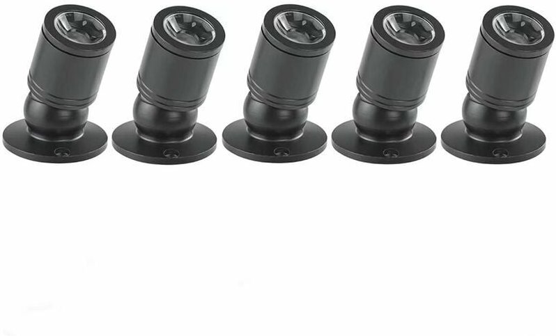 Thumbnail - Mini LED Strahler Mini Deckeneinbaustrahler 1W, Downlight, Wand- und Deckeneinbaustrahler, 5St