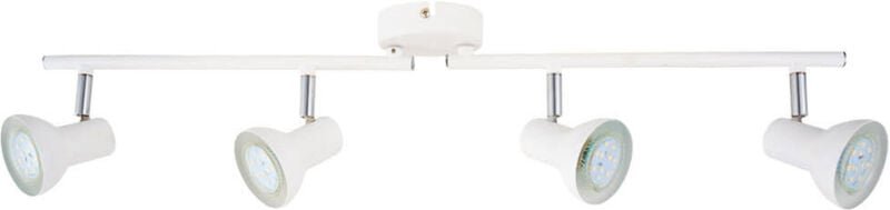 Linearer vierfacher Deckenstrahler Kaitola Serie GU10 Weiß