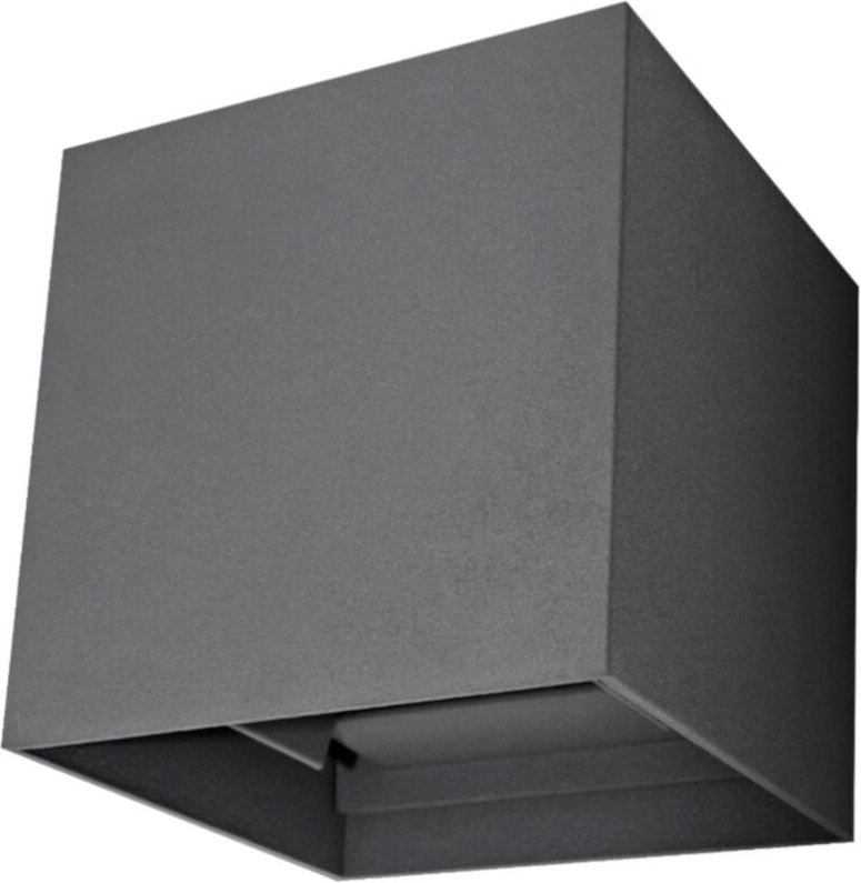 Matel - Luxuriöse LED-Wandleuchte für den Außenbereich, IP54 Cube, 6 w, neutral