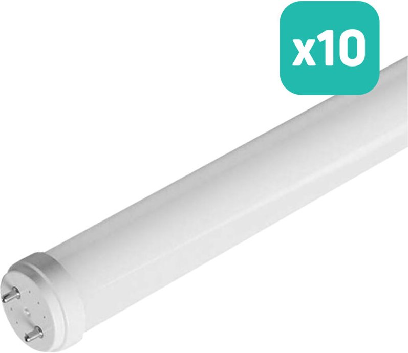 Thumbnail - V-TAC LED T8 Glasröhre - 105 Lumen - IP20 - 20W - 2100 Lumen - 4000K - 150CM - 10er-Pack
