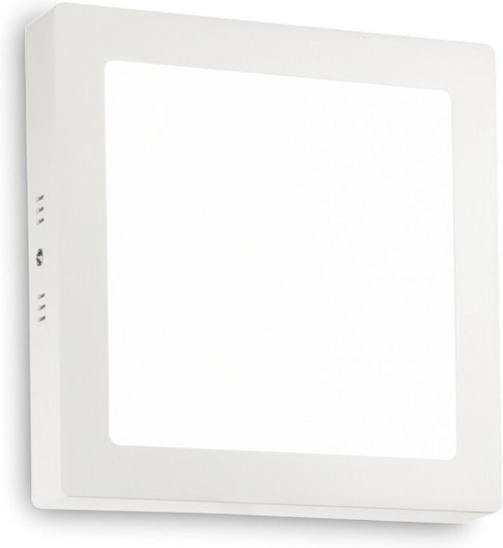 Ideal Lux - universal square Integrierte LED-Deckenleuchte, halbbündig, 22 cm, Weiß, 2700 k