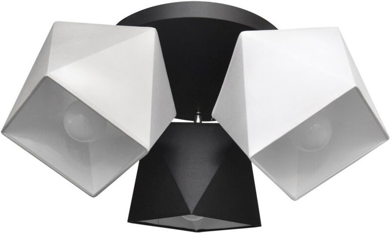 Adamant Strahler Cluster Weiß, Grau, Schwarz 50cm - Helam