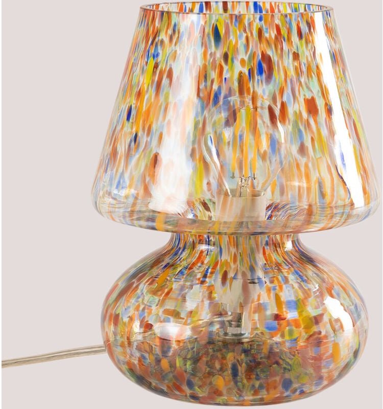 Thumbnail - Tischlampe aus Glas Suri c - Sklum
