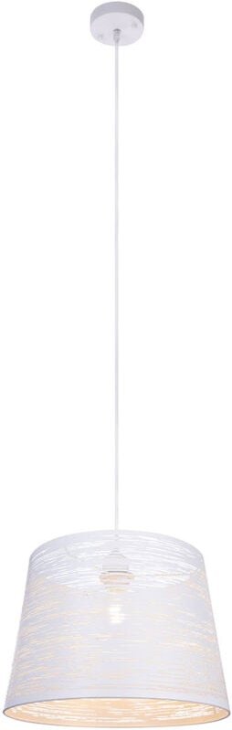 Decken Pendel Hänge Lampe Leuchte Metall Kabel Weiß Beleuchtung Wohn Ess Zimmer