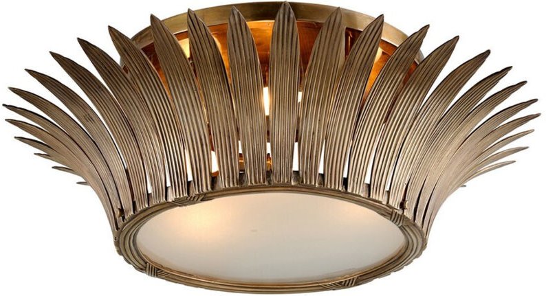 Hudson Valley Lighting - Romanov 3-flammige Unterputzmontage aus Vintage-Messing