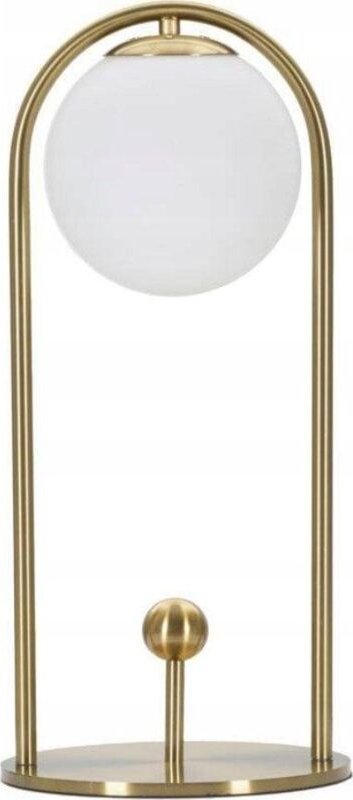 bigbuy GLAMY ARC Tischlampe Gold 47 cm mit klarem Design