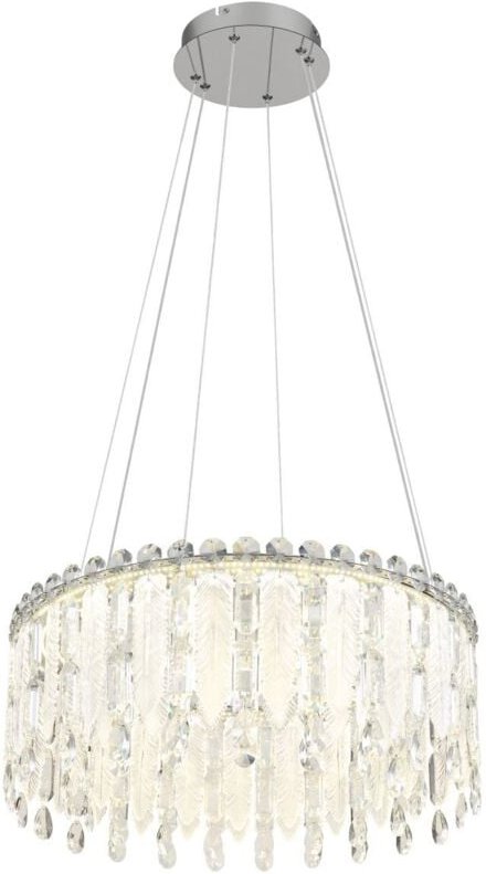 Pendellampe Hängelampe Esstischleuchte Dimmer Fernbedienung Kristalle led 120 cm